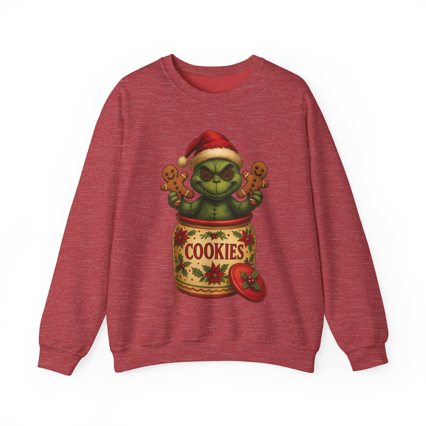 Voodoo Cookie Stealer Crewneck Sweatshirt, Christmas Sweatshirt, Unisex Pullover, Gift for Friends