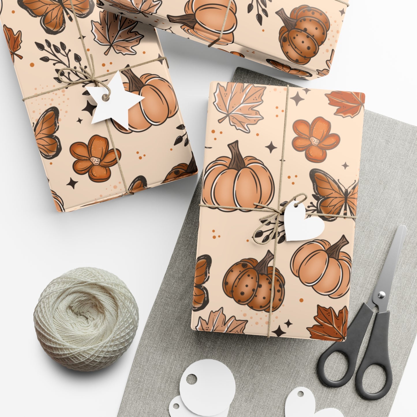 Fall Leaves Gift Wrap Papers