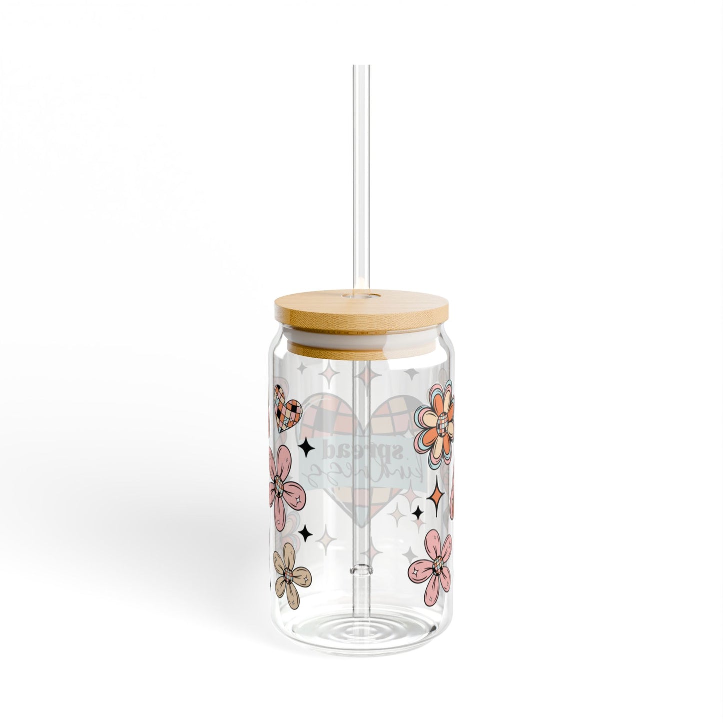 Spread Kindness Sipper Glass, 16oz