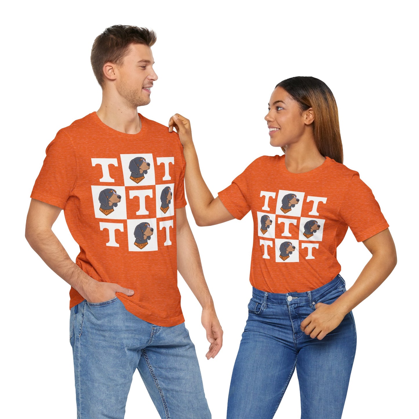 Vols Checker Unisex Jersey Short Sleeve Tee
