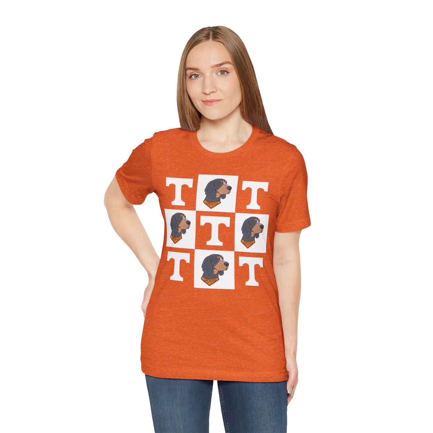 Vols Checker Unisex Jersey Short Sleeve Tee