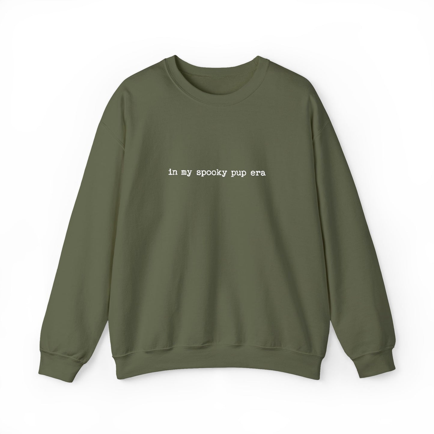 My Spooky Pup Era - Unisex Heavy Blend™ Sweatshirt, Casual Wear, Gift for Him/Her, Halloween Fashion, Everyday Comfort, Embroidery