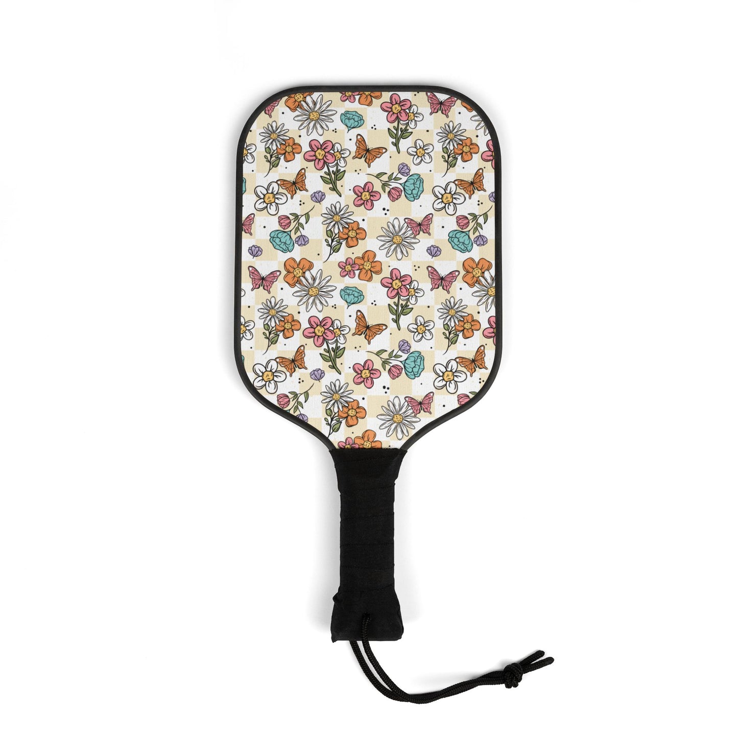 Spring Florals Pickleball Paddle Set with Balls