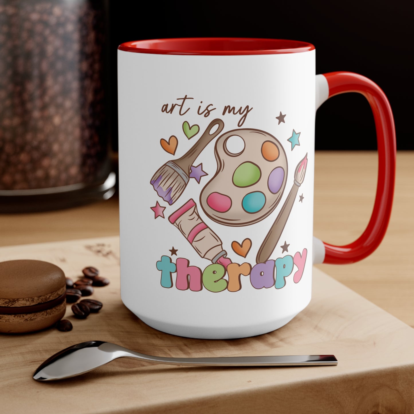 Art is my Therapy 15oz Mug