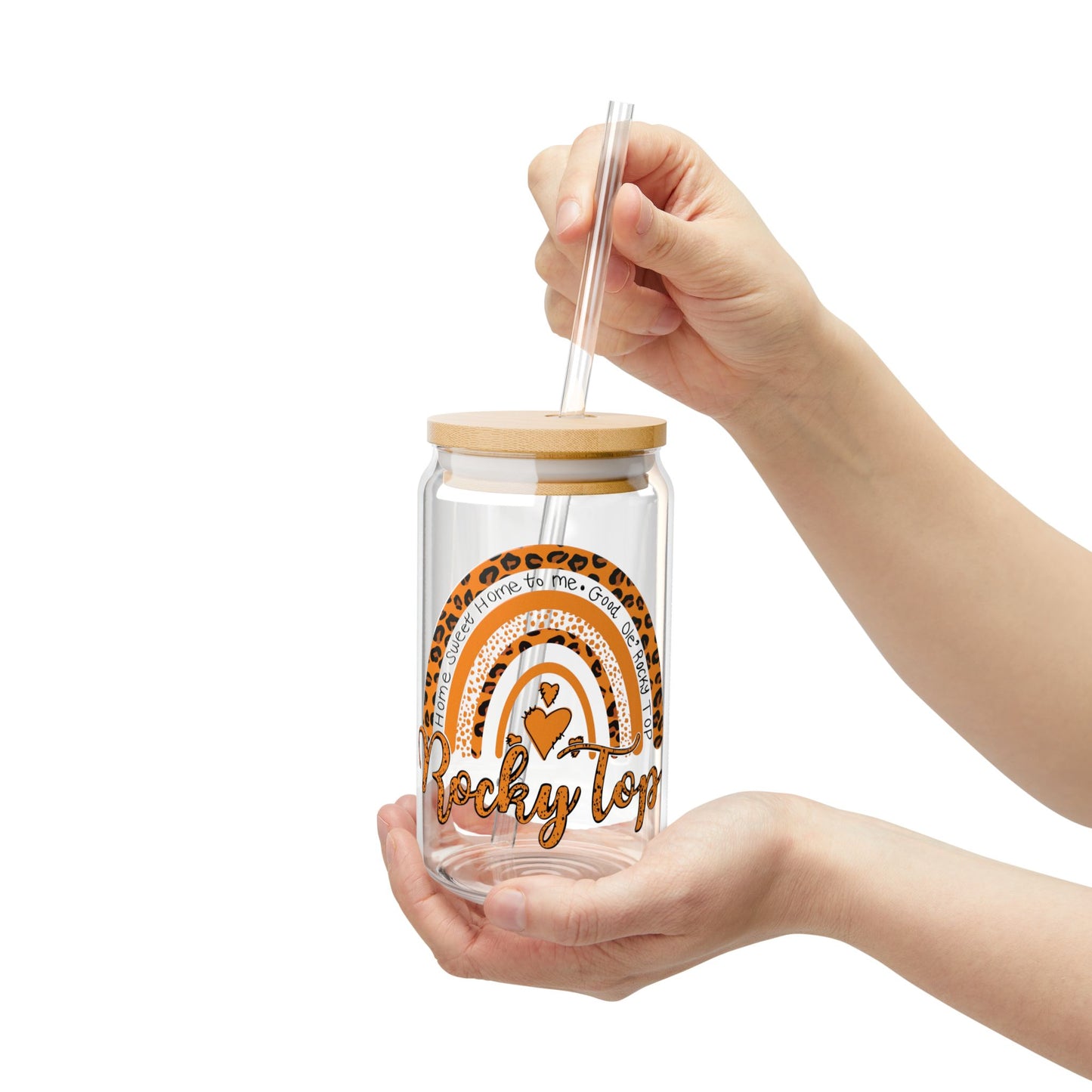 Rocky Top Home Sweet Home Sipper Glass, 16oz