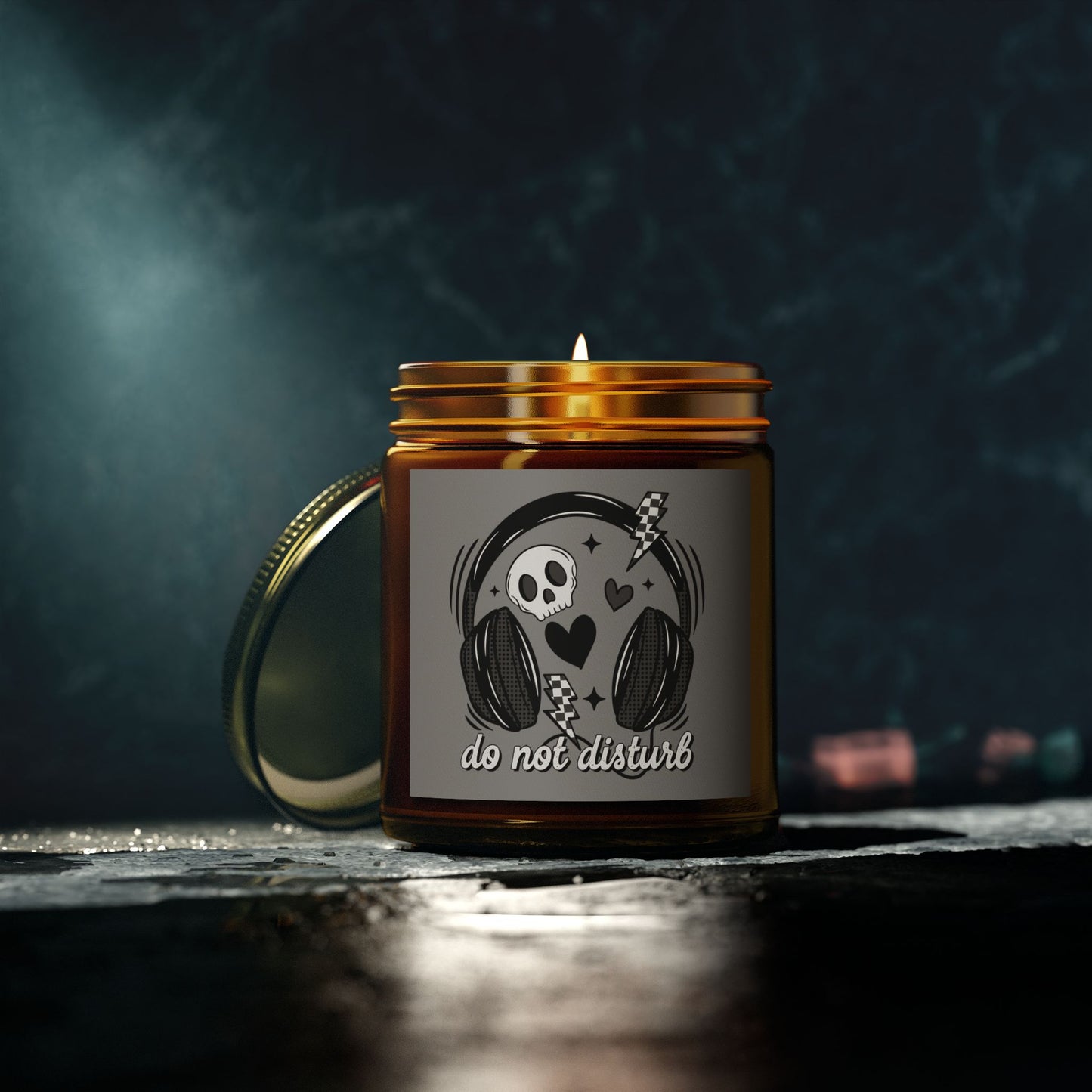 Do Not Disturb Scented Candle – Coconut Apricot Wax (9oz)