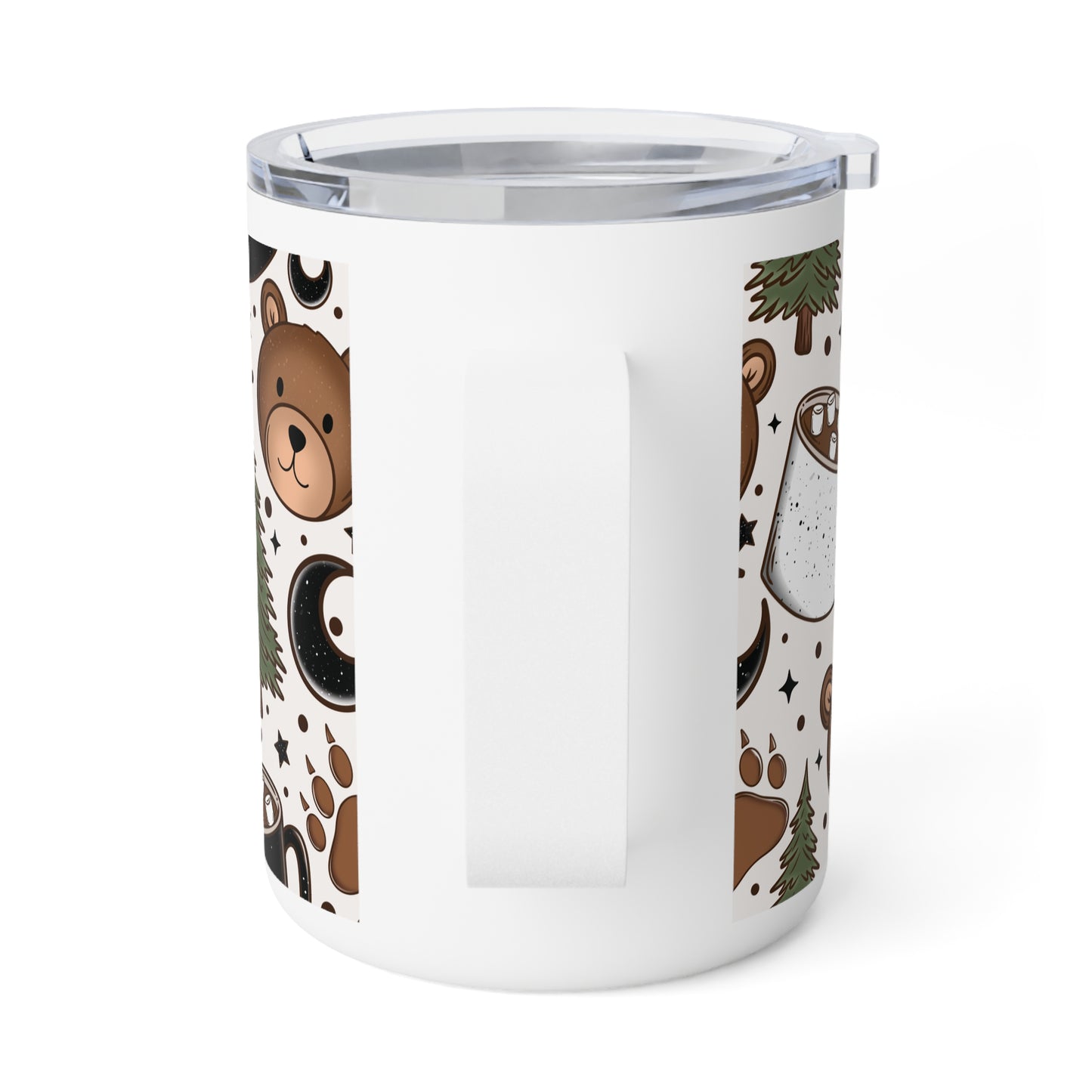 Bears Cocoa Camping Insulated Coffee Mug, 10oz