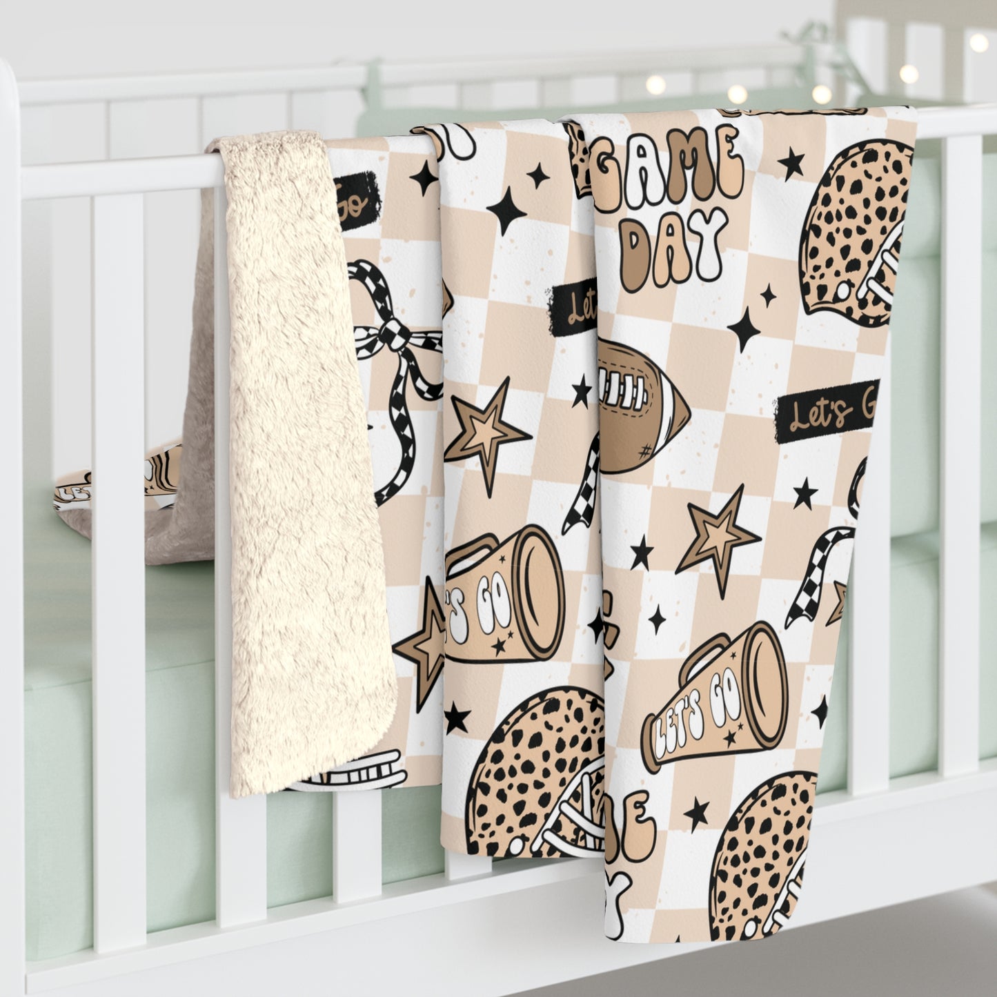 Game Day Cheer Sherpa Fleece Blanket