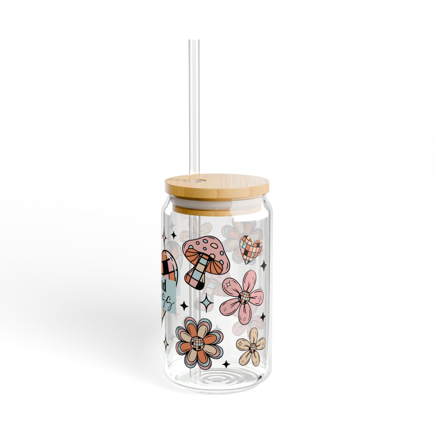 Spread Kindness Sipper Glass, 16oz