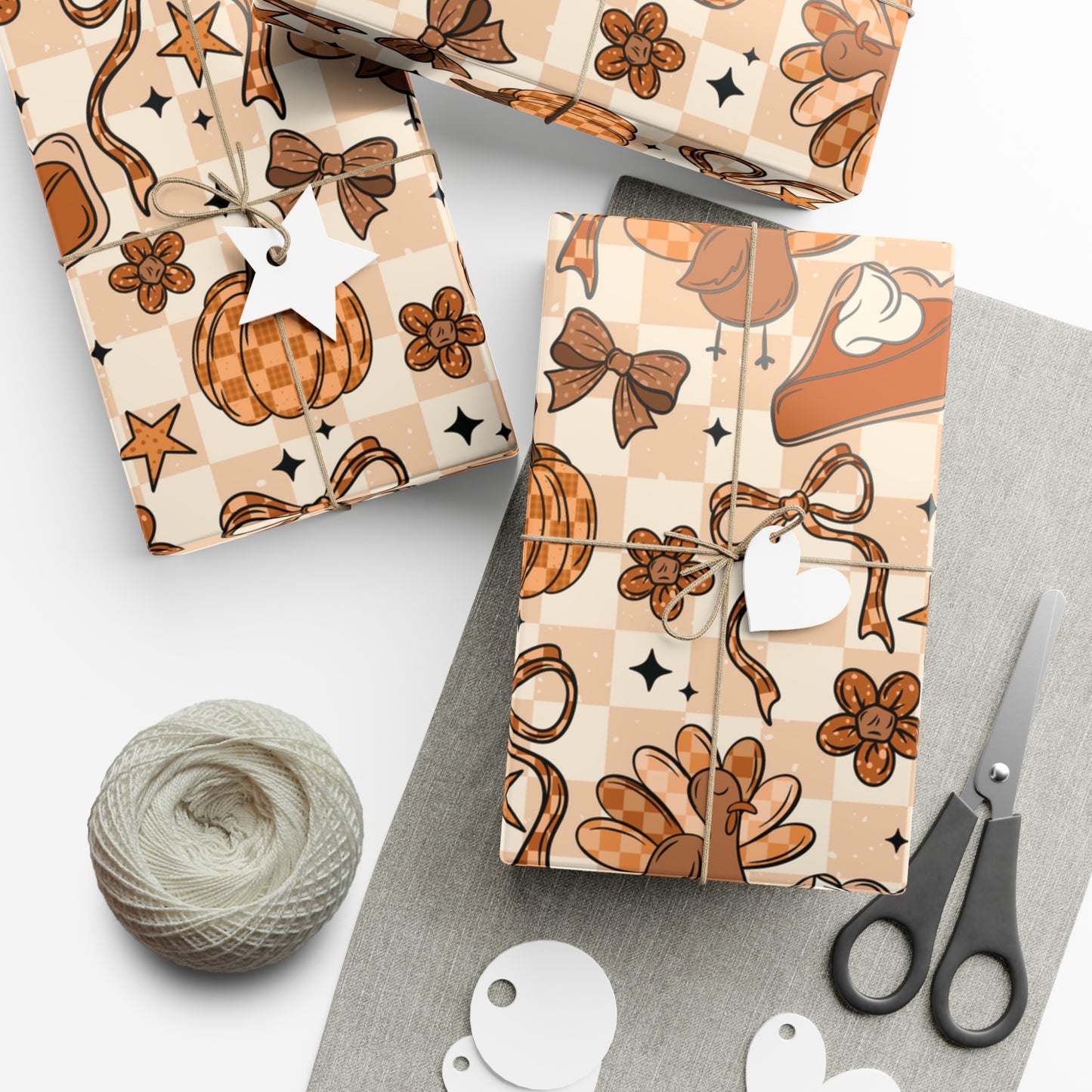 Thanksgiving Vibes Gift Wrap Papers