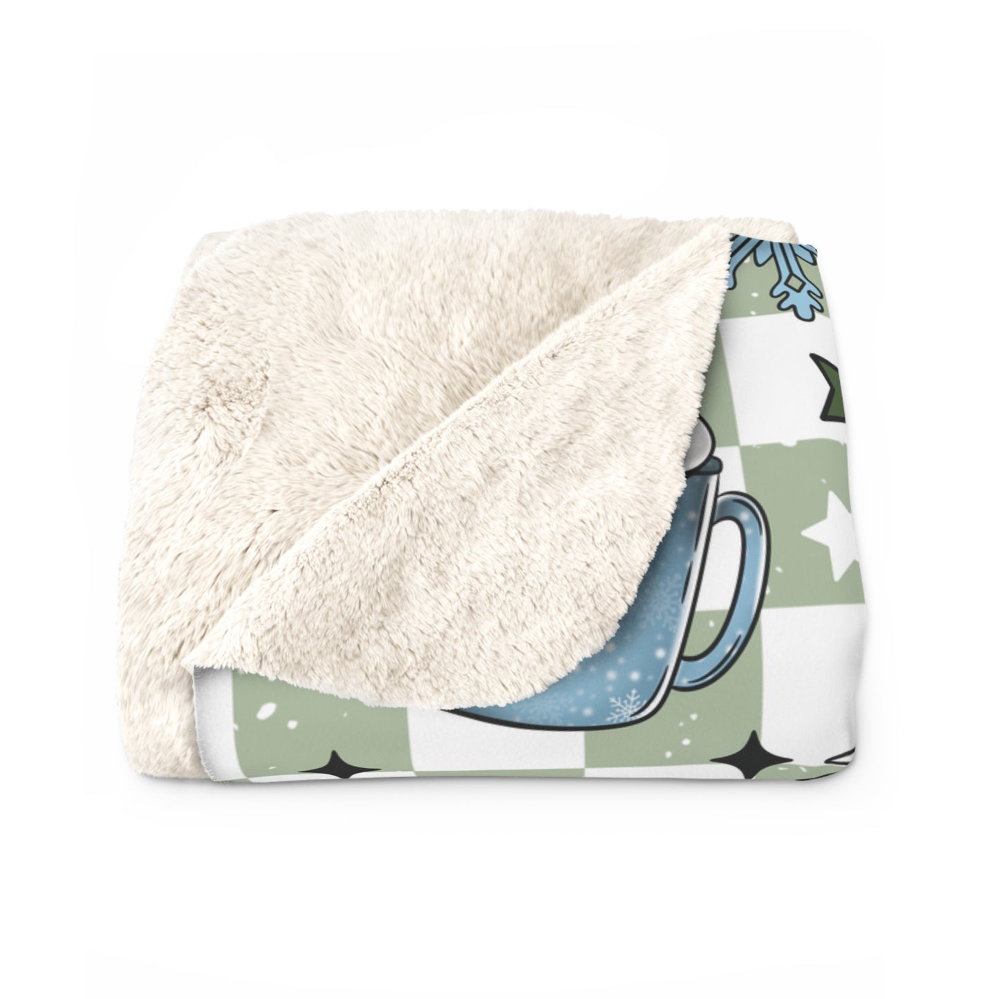 Winter Bear Sherpa Fleece Blanket