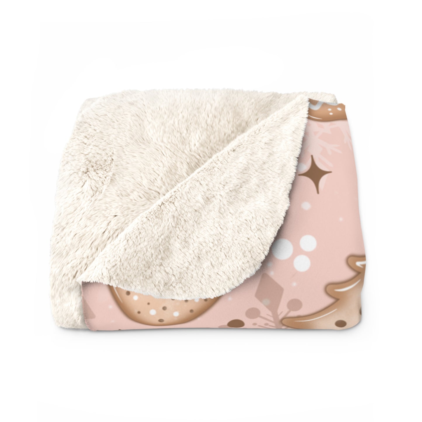 Christmas Cookies Sherpa Fleece Blanket