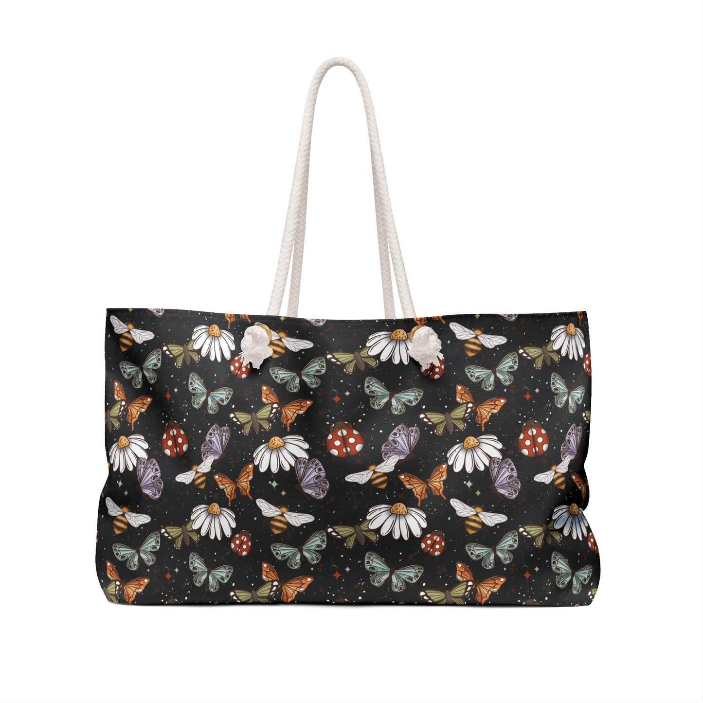 Butterflies, Bees & Ladybugs Weekender Bag - Eco-Friendly Travel Tote
