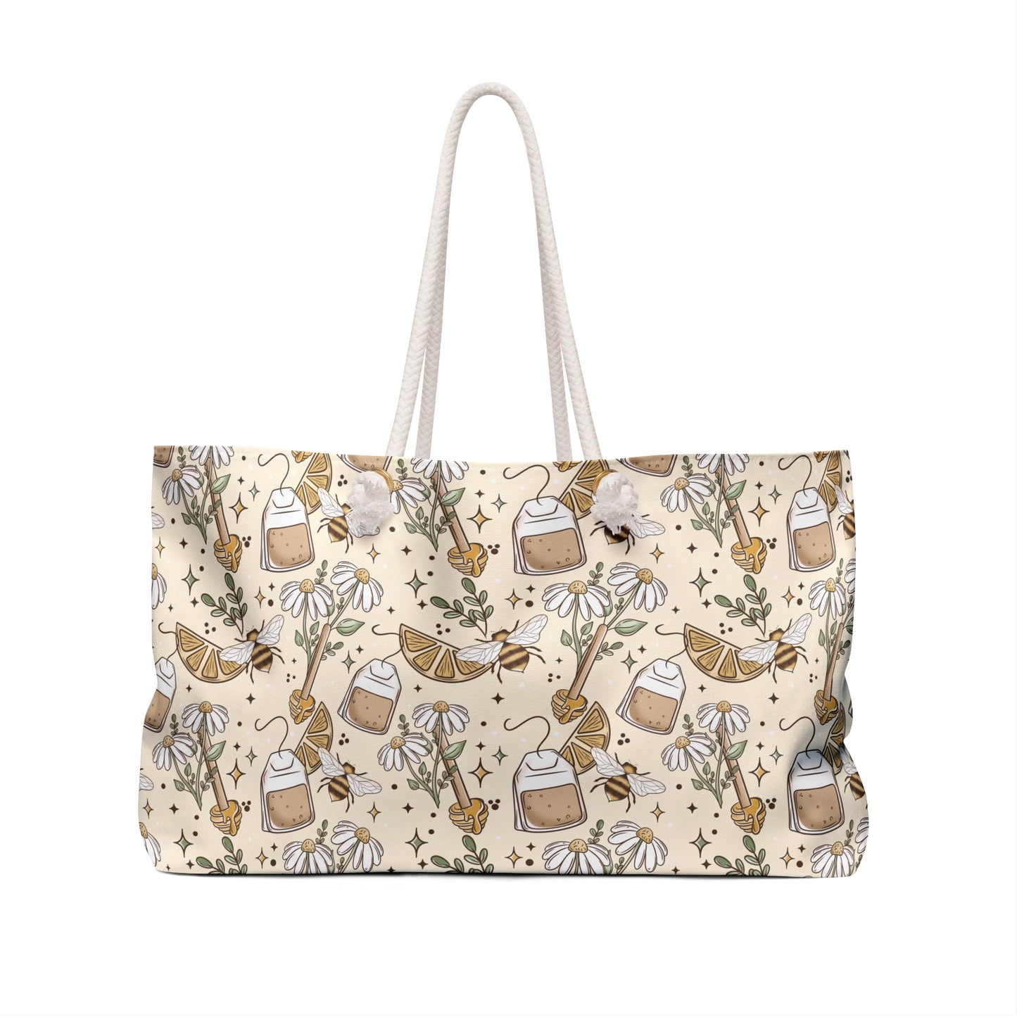 Bees & Honey Weekender Bag - Eco-Friendly Travel Tote