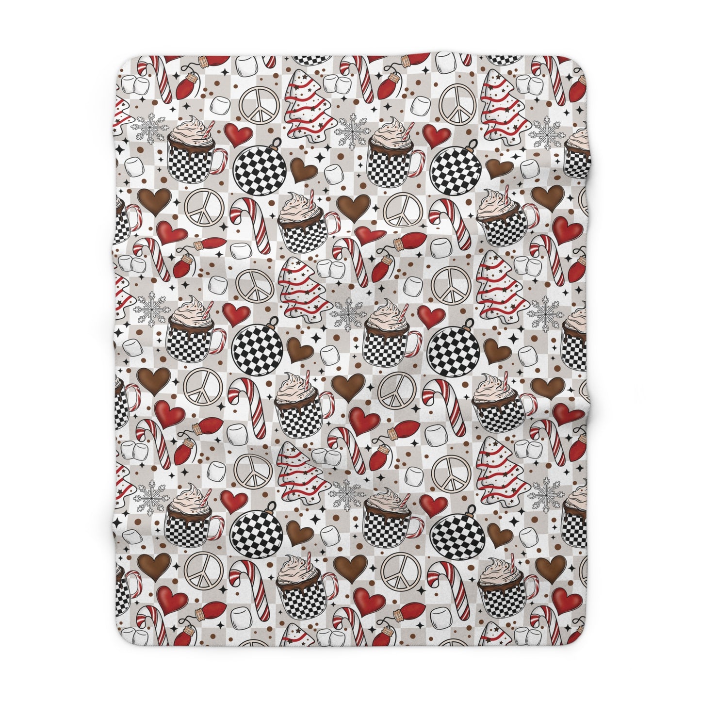 Christmas Things Sherpa Fleece Blanket
