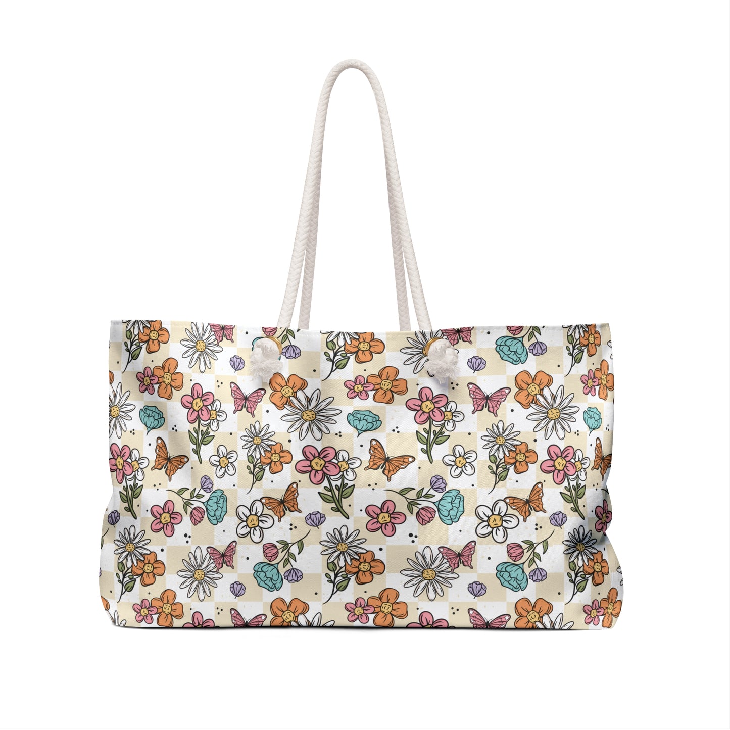 Copy of Spring Florals Weekender Bag - Eco-Friendly Travel Tote