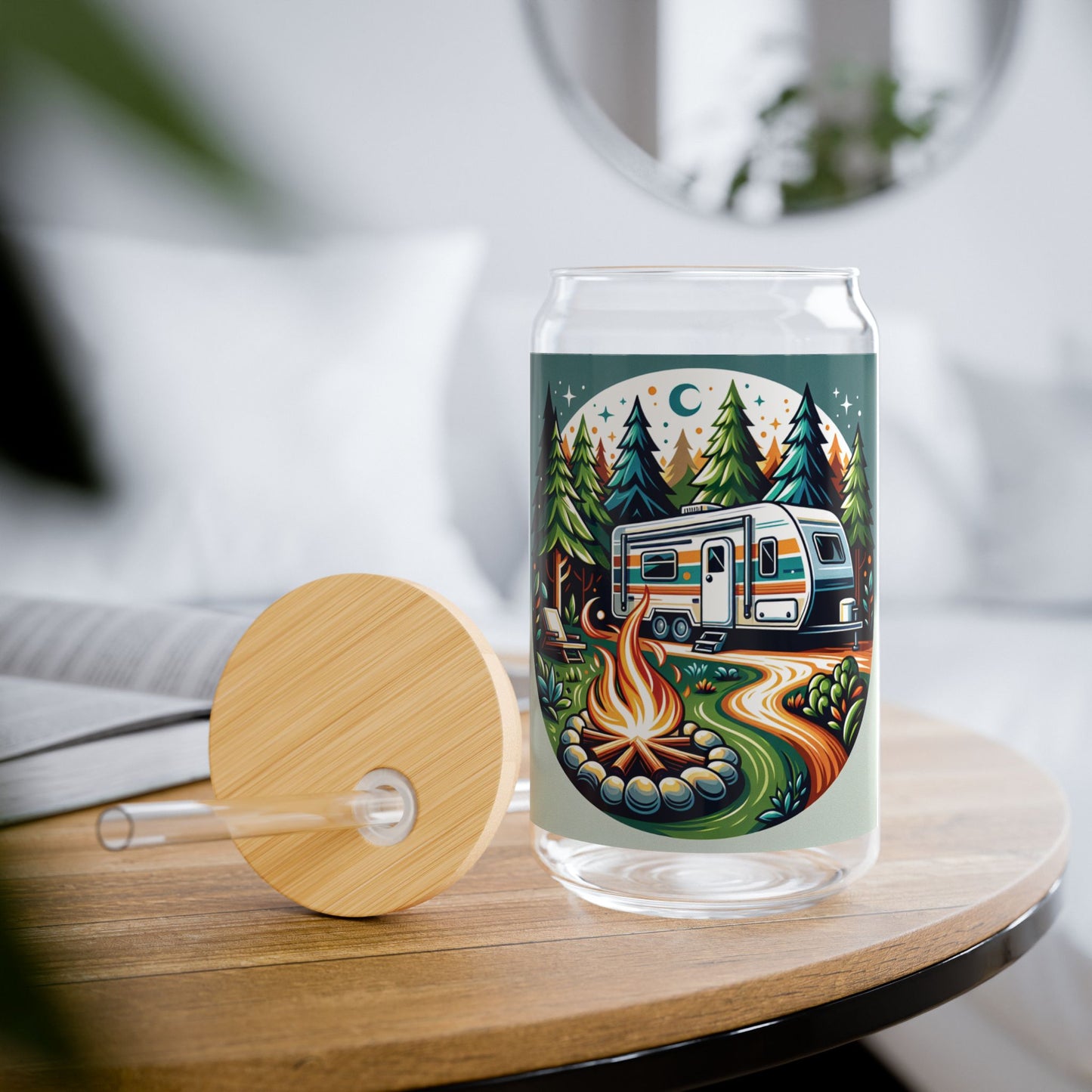 Camper Sipper Glass Can, 16oz