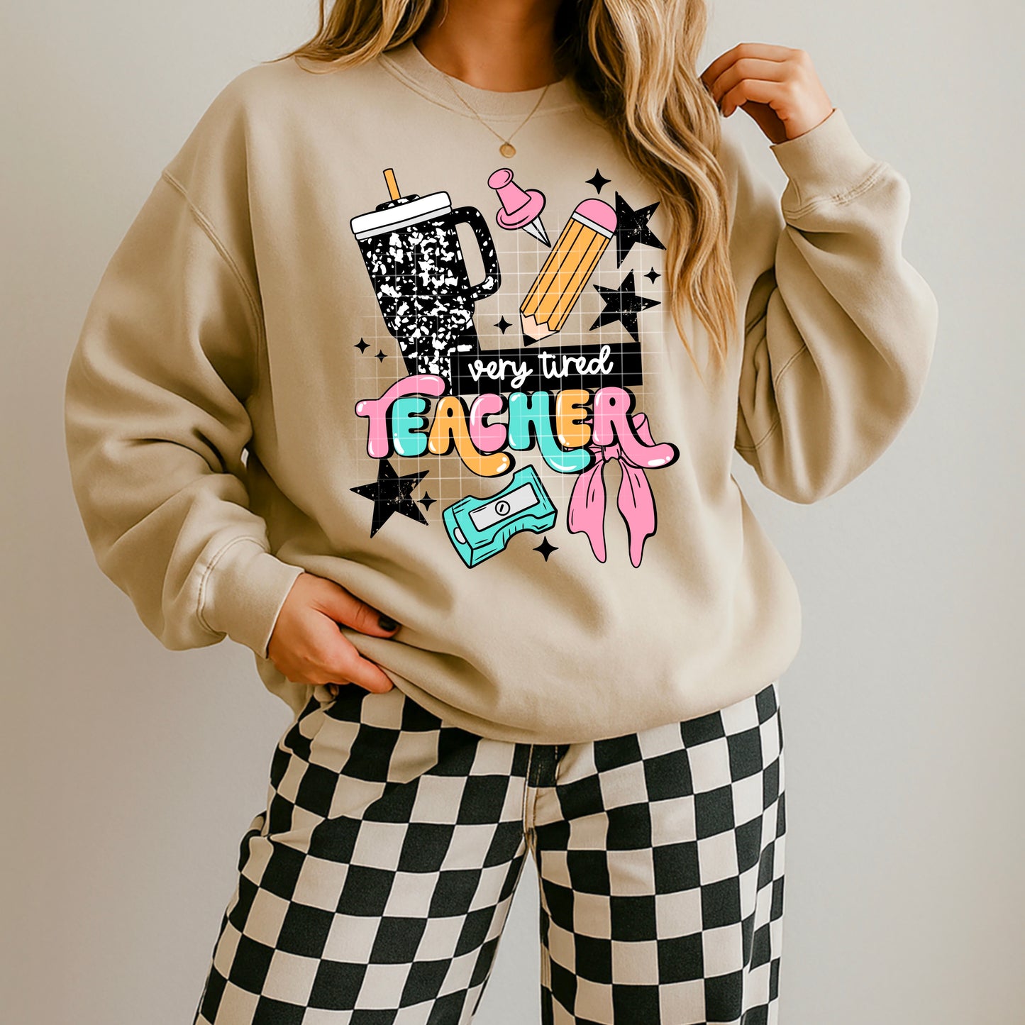 Very Tired Teacher - Sublimation Only