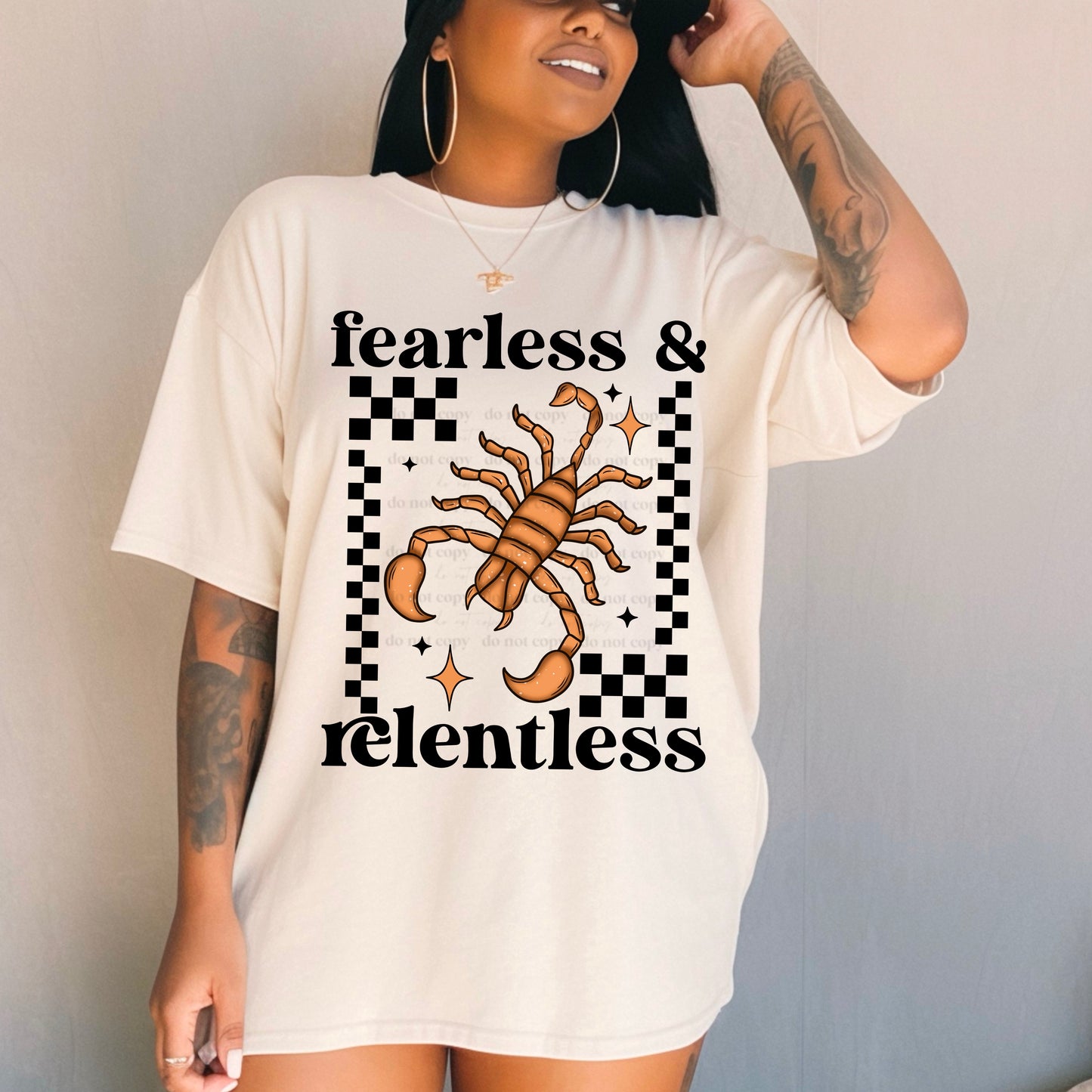 Fearless & Relentless (Black) Design Only