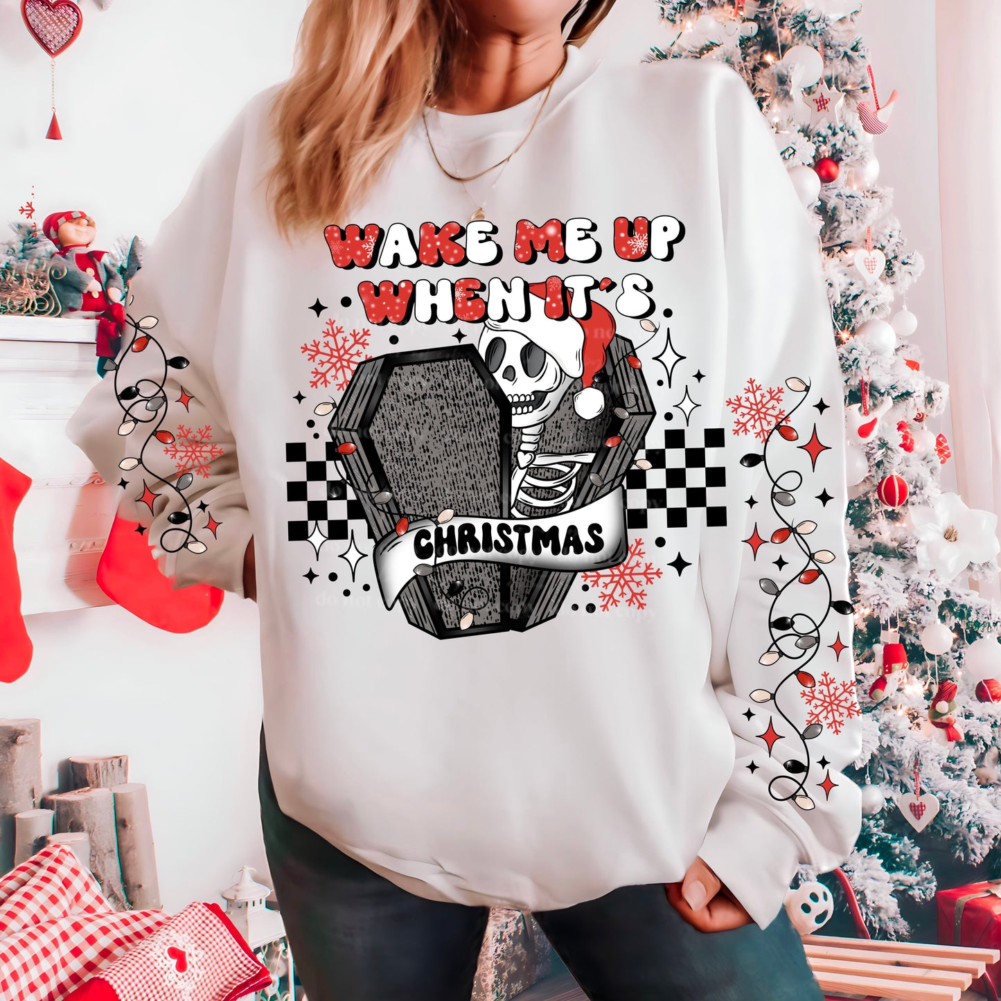 Wake Me Up When It's Christmas Design Only