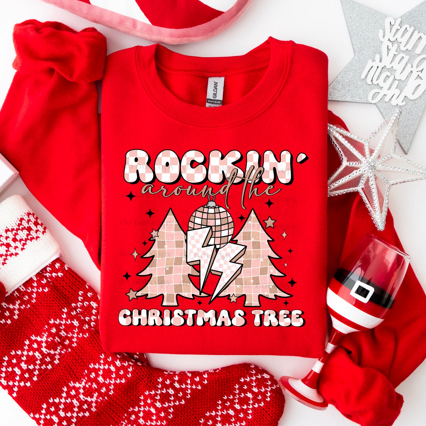 Rockin' Around the Christmas Tree Design Only