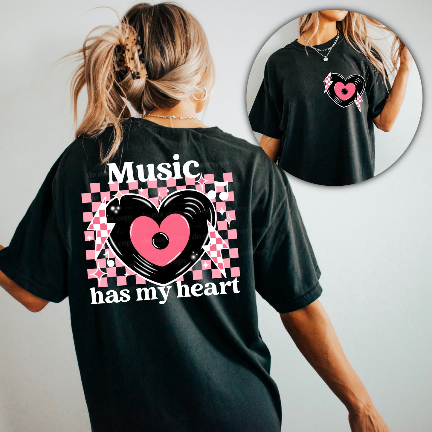 Music Has My Heart (White) Design Only