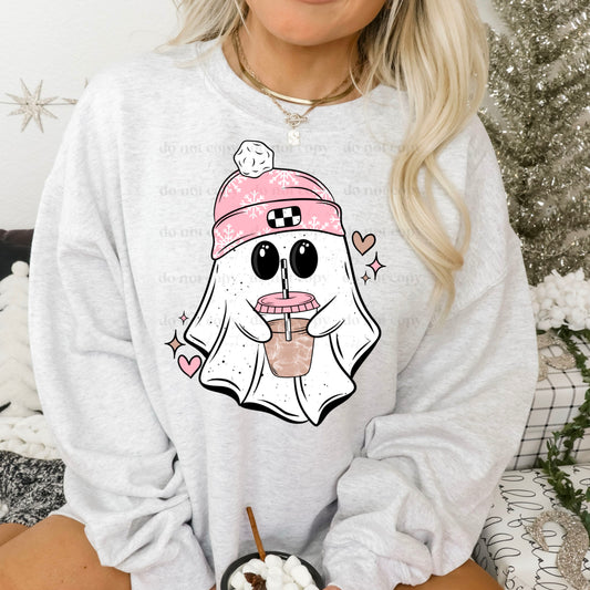 Iced Coffee Ghosty Design Only