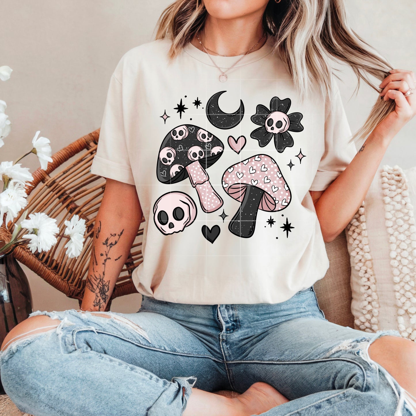 Spooky Love Shrooms Design Only
