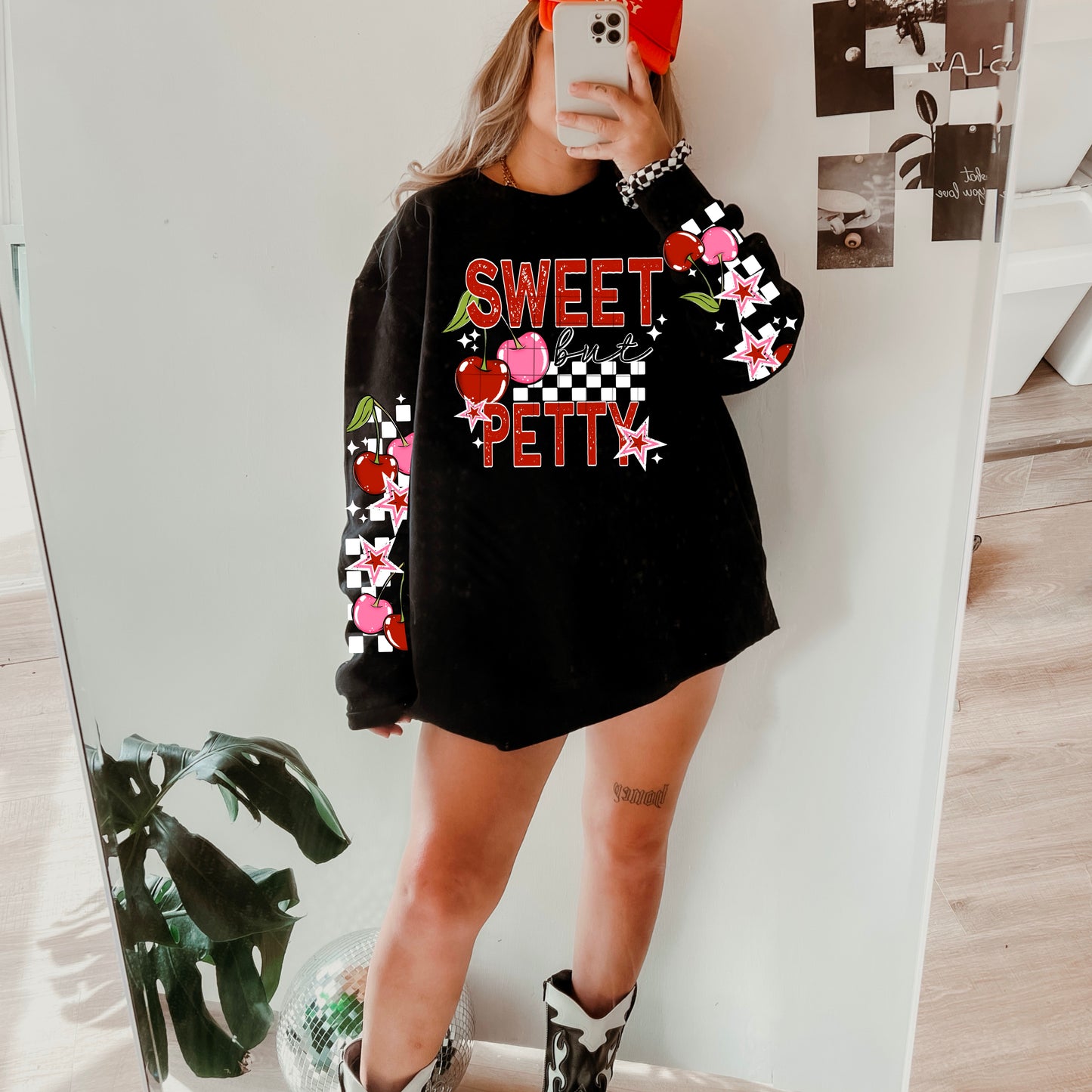 Sweet But Petty (Black) - Sublimation Only