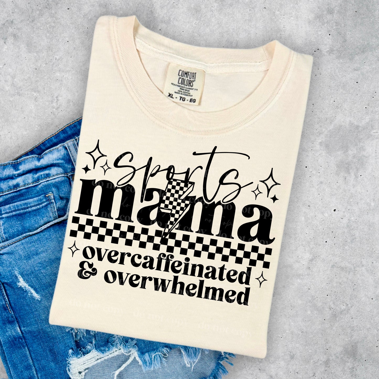 Sports Mama (Black) Design Only