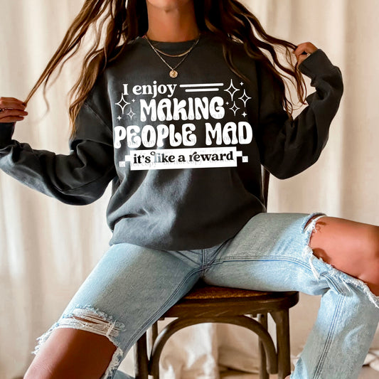 Making People Mad (White) Design Only