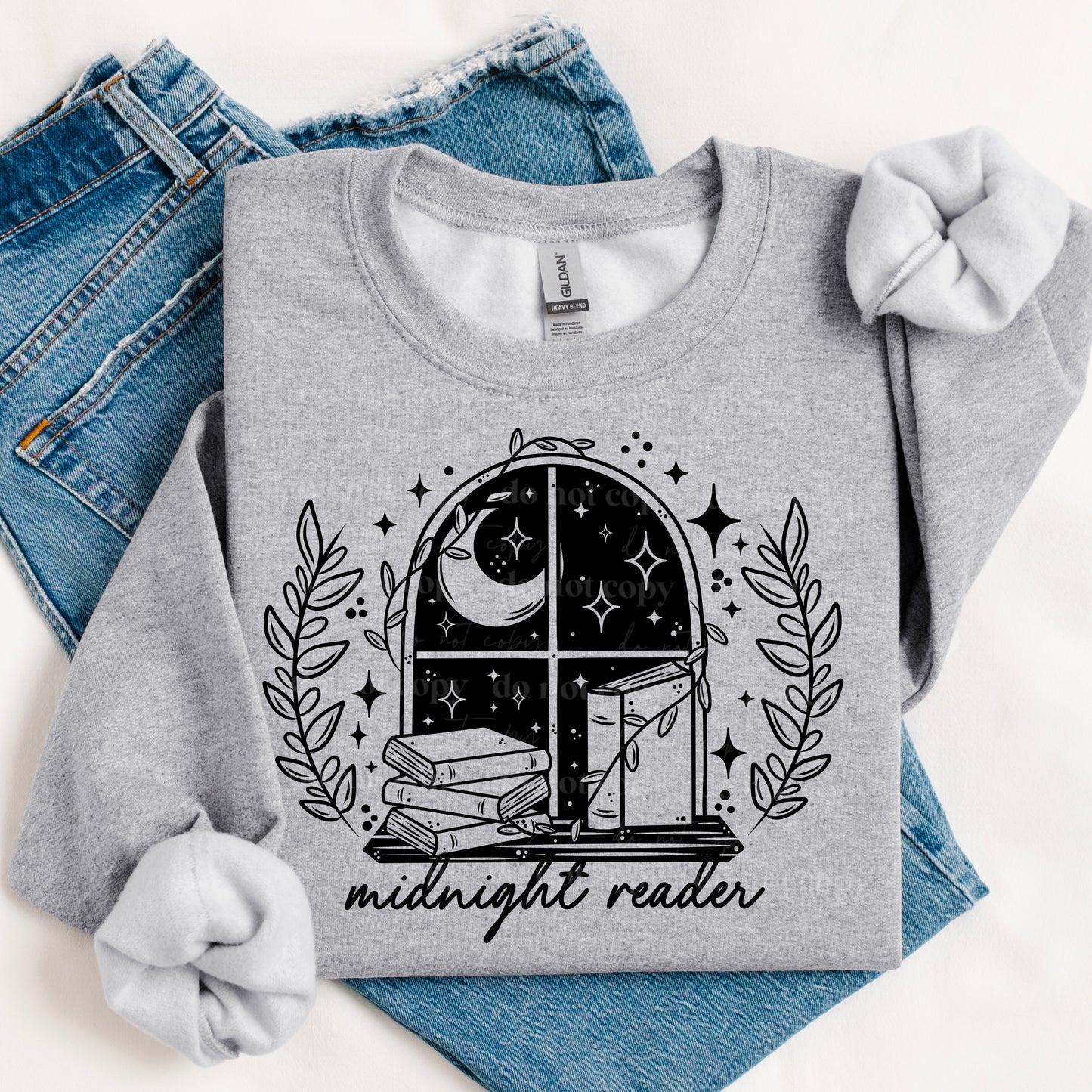 Midnight Readers Single Color Design Only