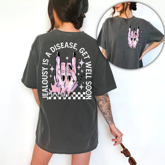 Jealousy is a Disease White Design Only