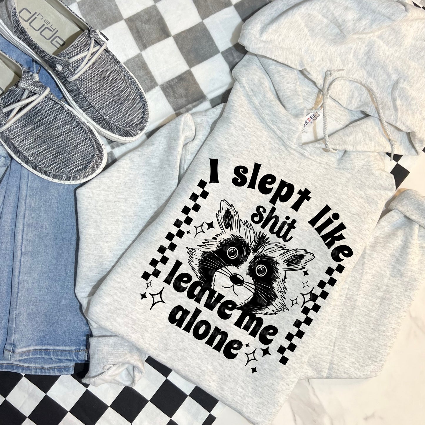 Slept Like Shit Black Design Only