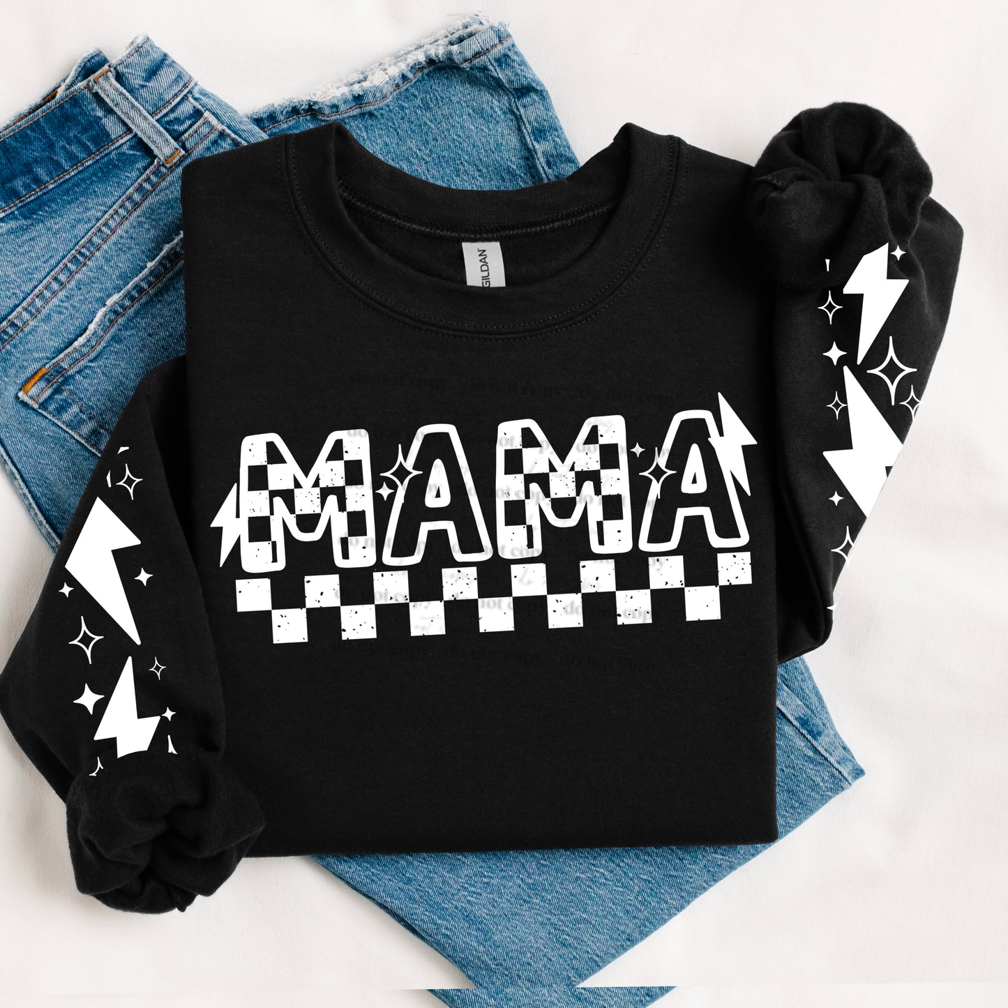 Mama Checker Black Design Only