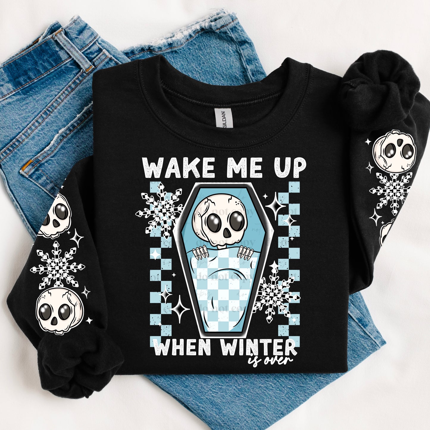 Wake Me Up When Winter is Over (White) Design Only