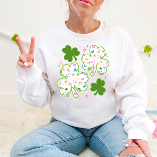 Marshmallow Clovers Design Only