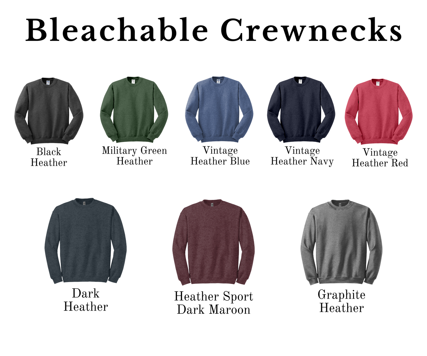 *Bleached Crewneck/Hoodies*