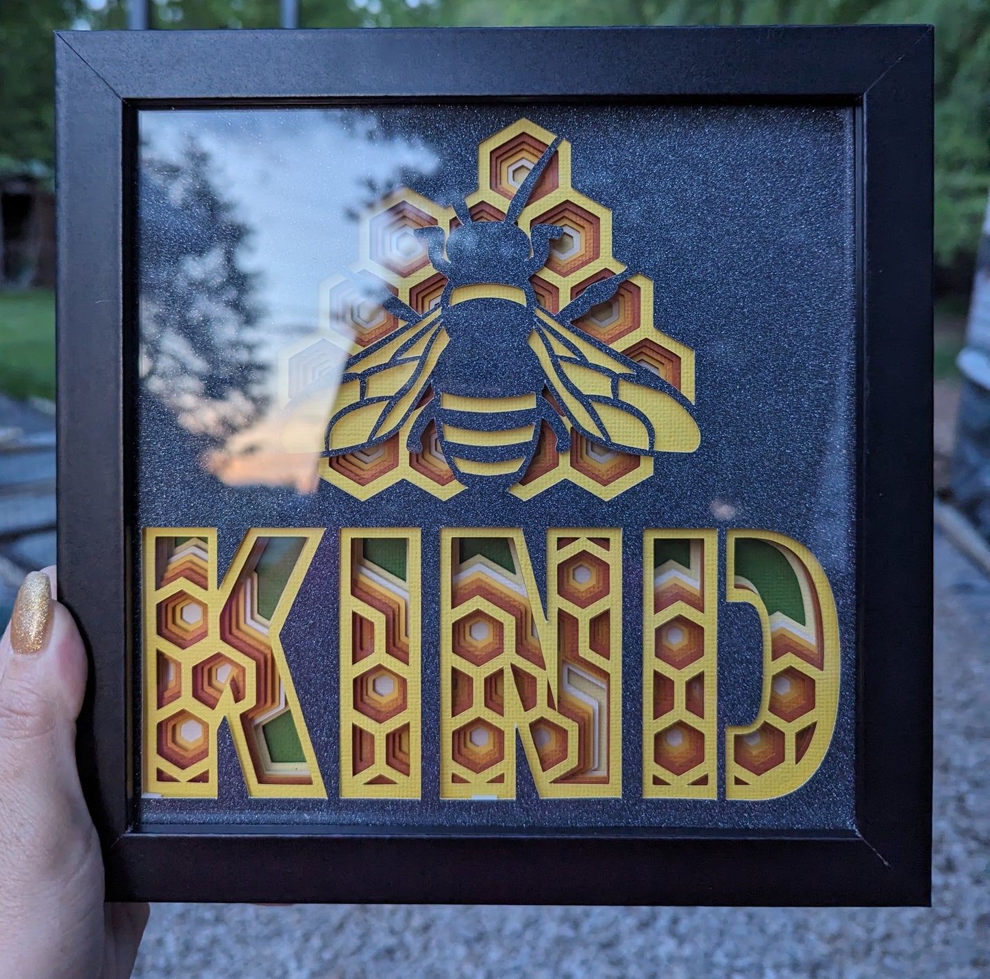 Be Kind Shadow Box