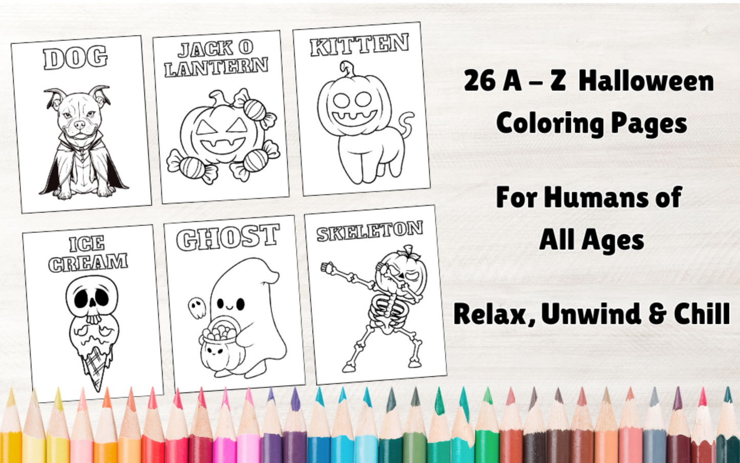 Fiona and Friends ABC Halloween Edition Coloring Book