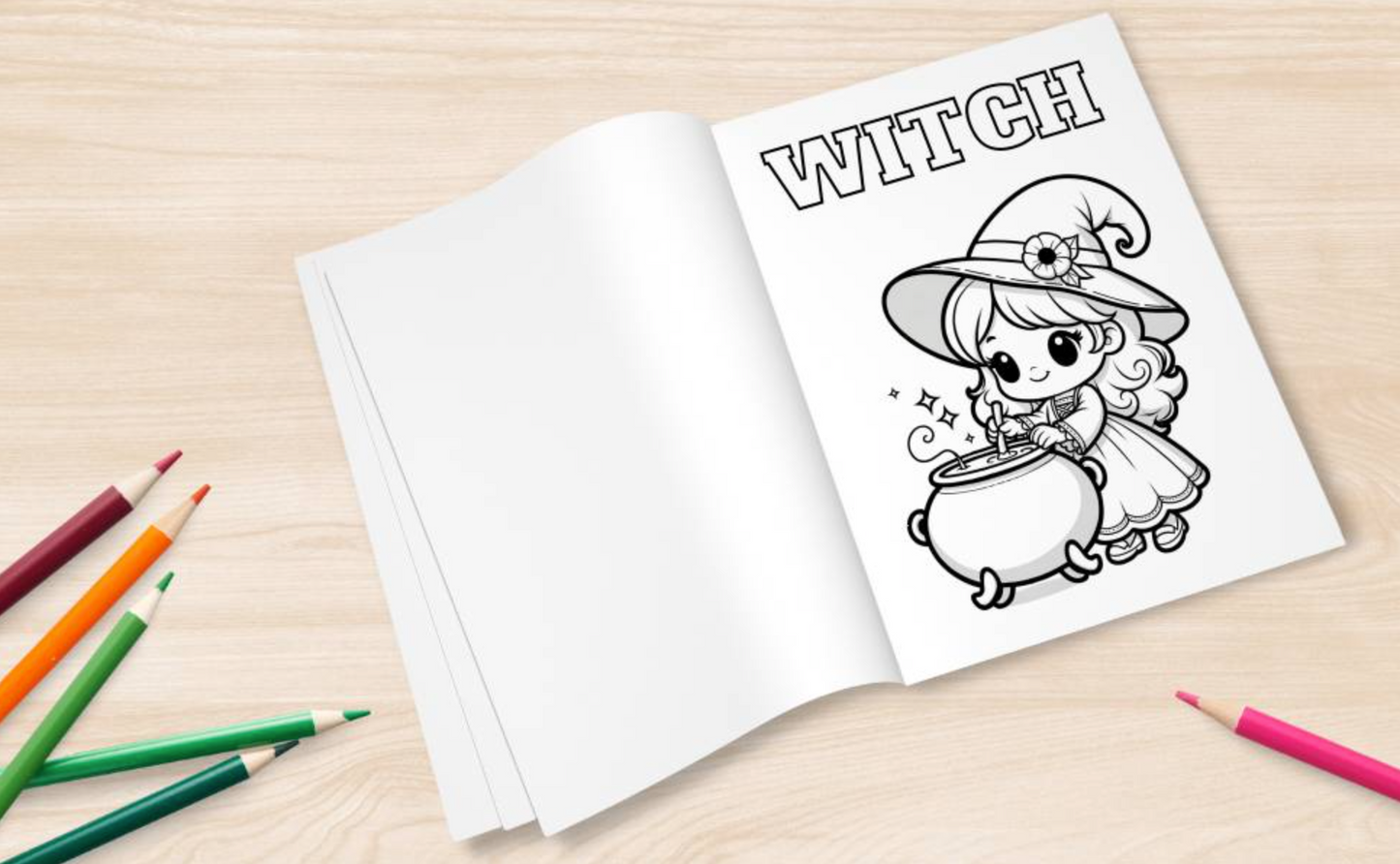 Fiona and Friends ABC Halloween Edition Coloring Book