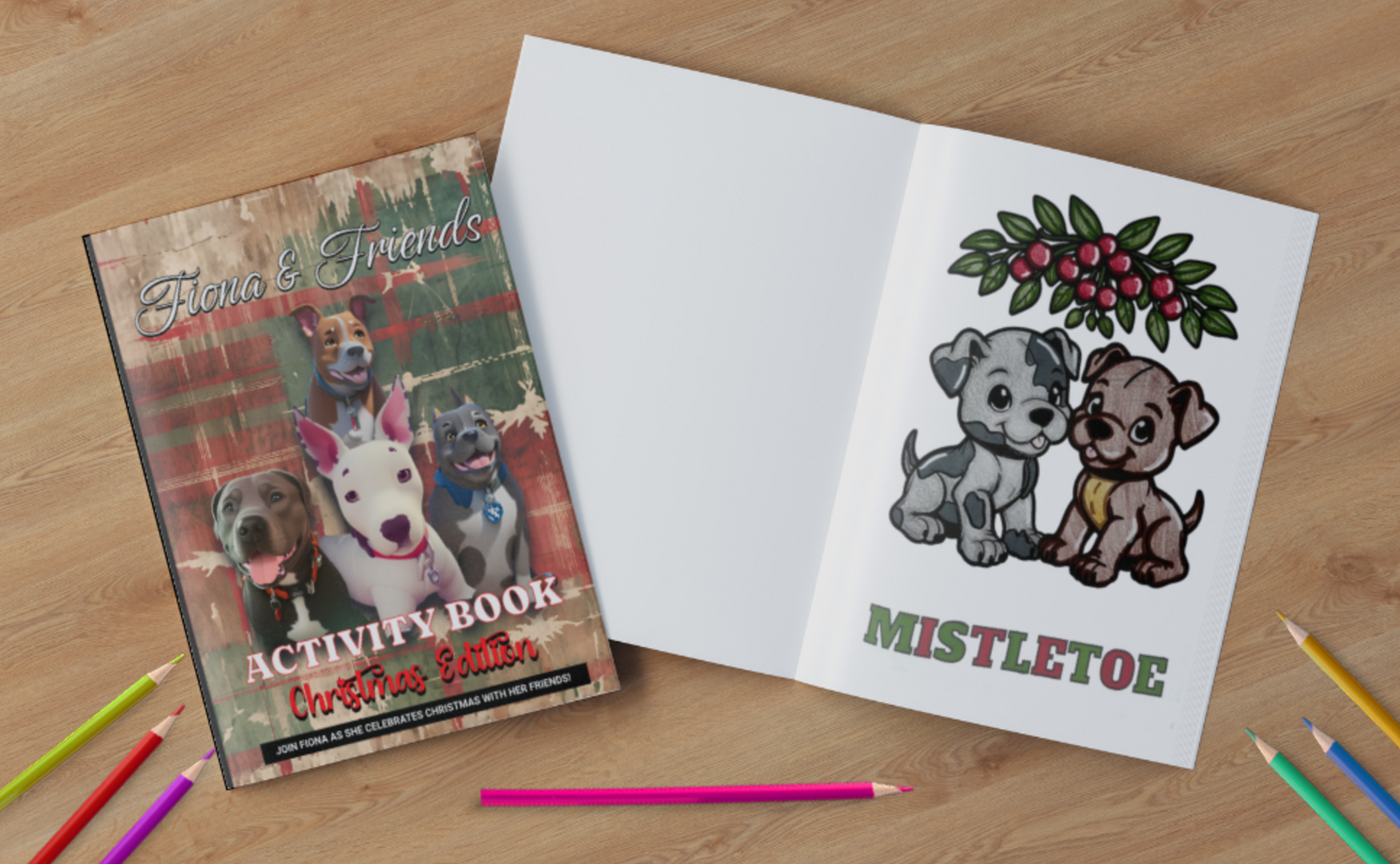 Fiona and Friends Activity Book: Christmas Edition - Printable Only