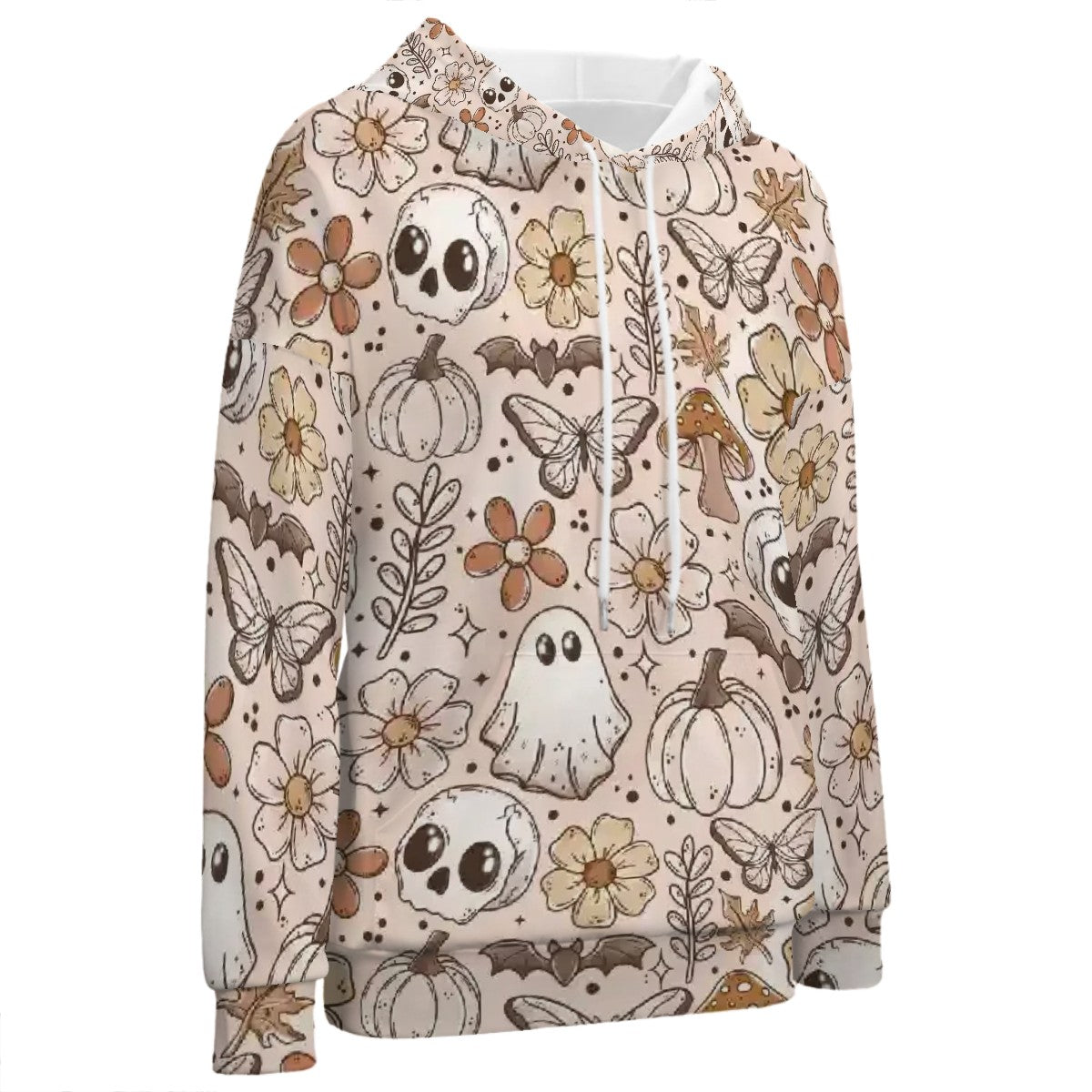 Boho Fall Women's All Over Print Hoodie - Matching Dog Hoodie (optional)