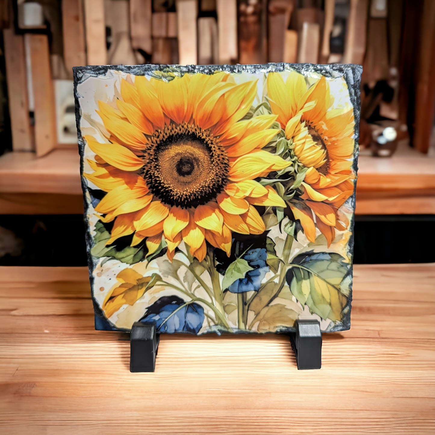 Sunflower Slate Decor