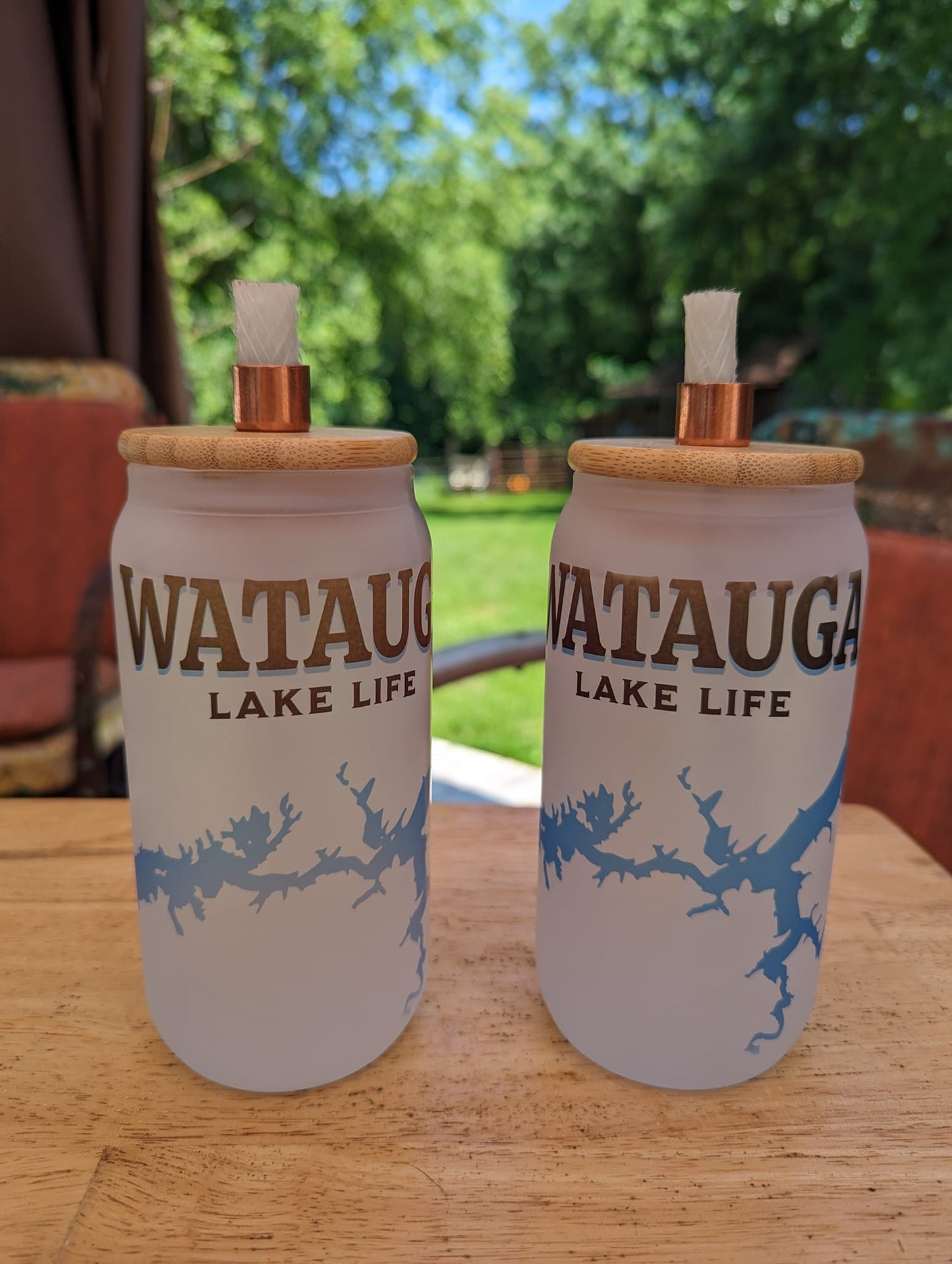 Watauga Lake Life Citronella Candle