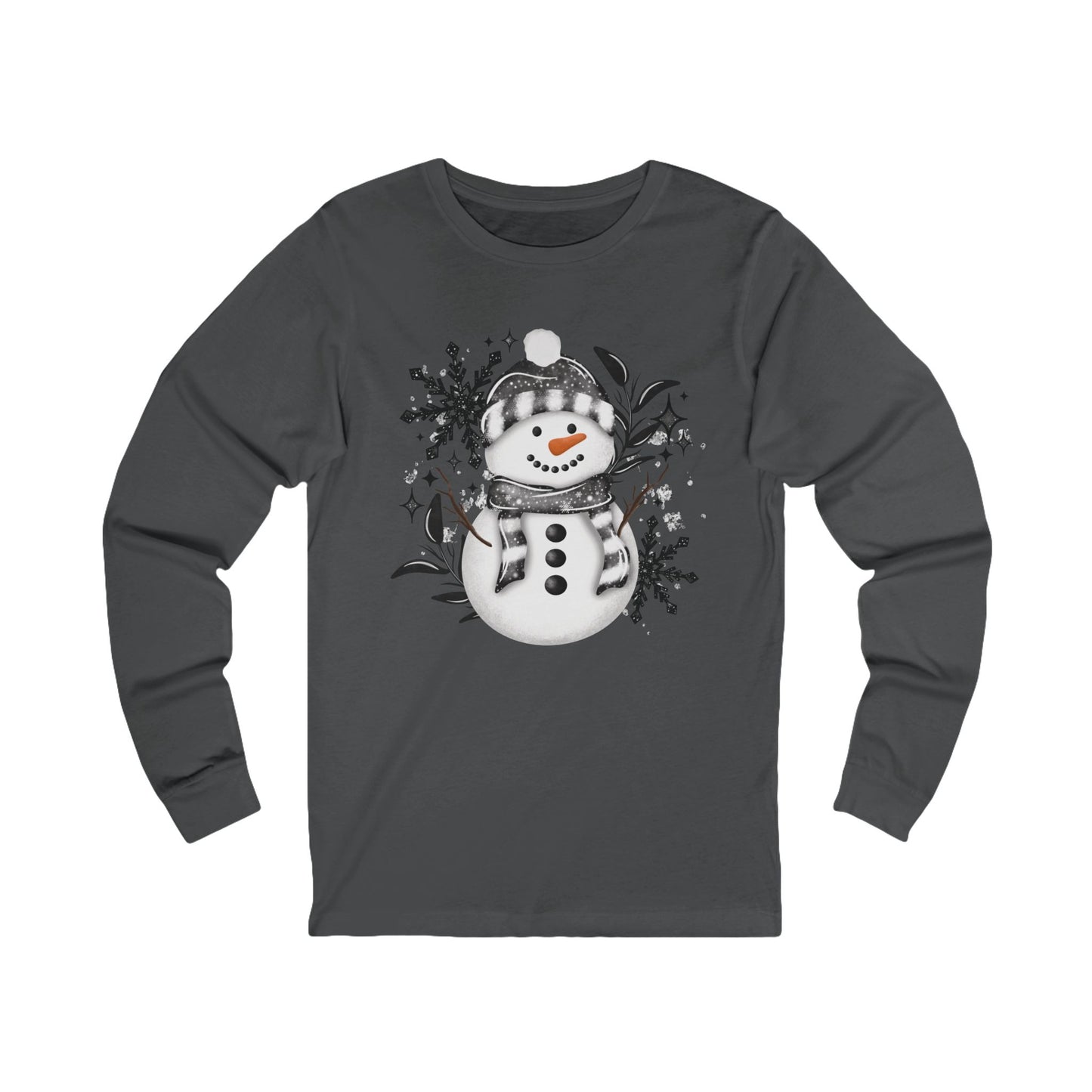Snowman Pajama Long Sleeve Tee