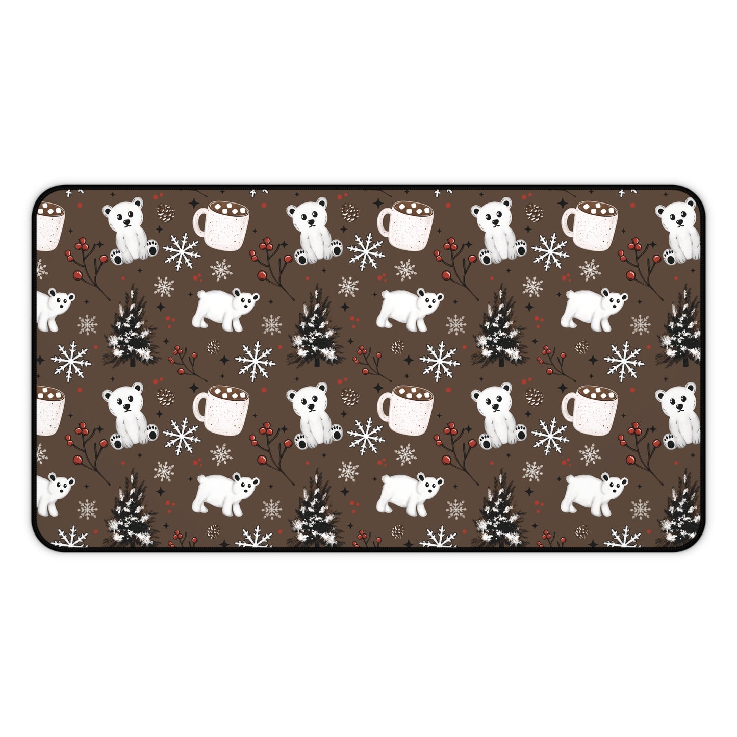 Hello Winter Desk Mat