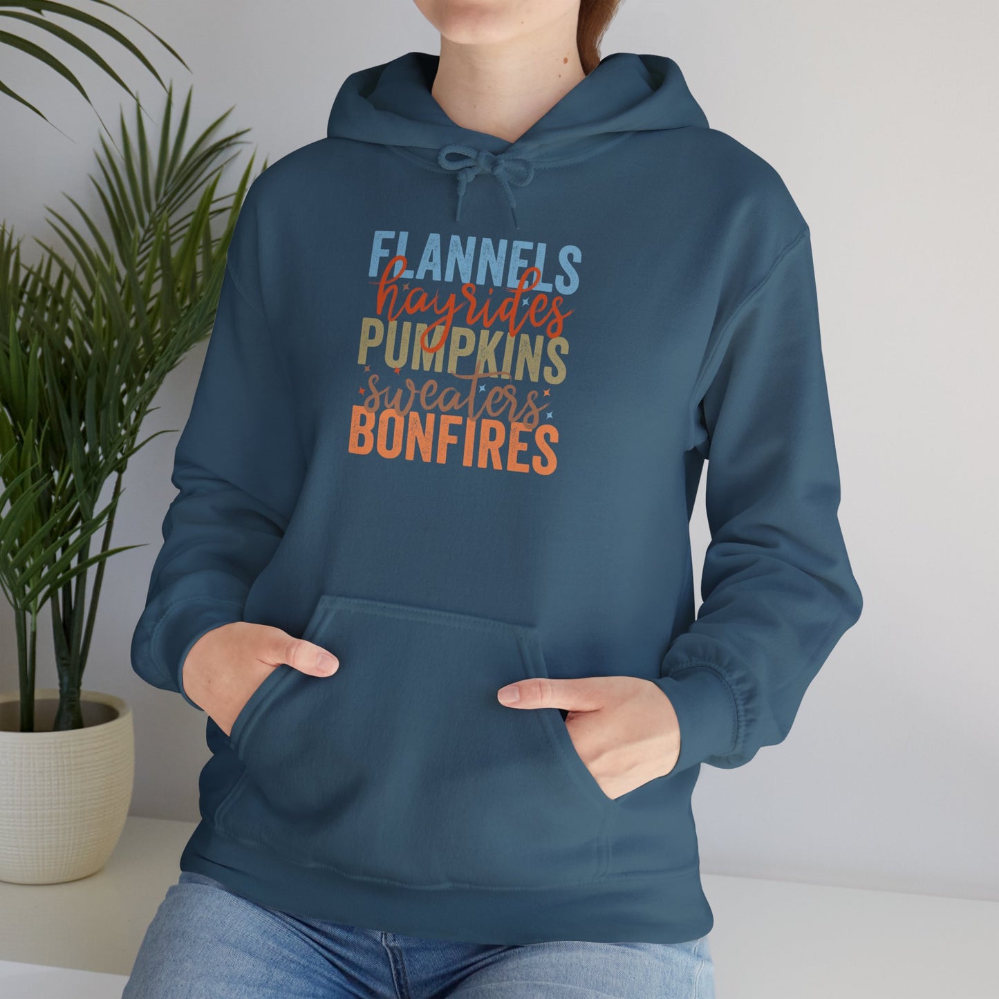 Fall Weather Hooded Sweatshirt