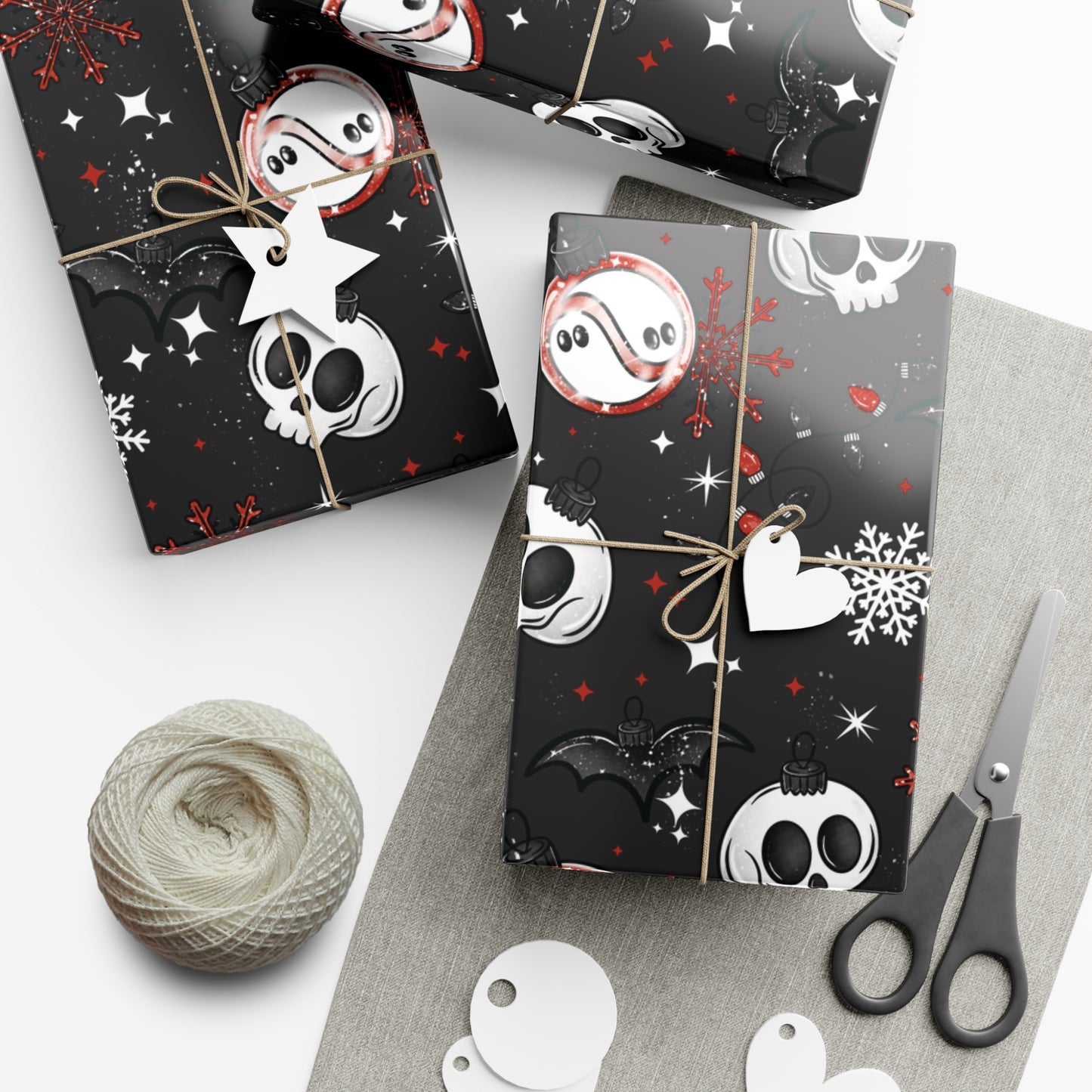 Creepmas Ornaments Gift Wrap Papers