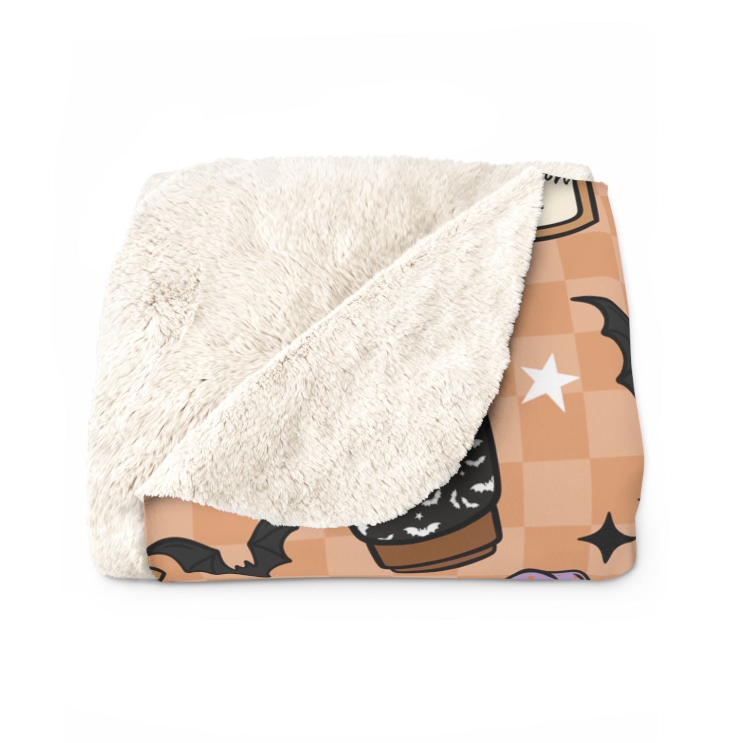 October is My Season Sherpa Fleece Blanket